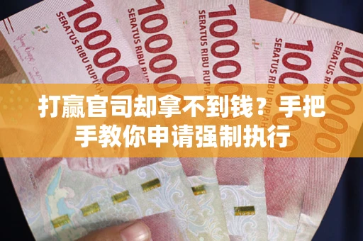 北京打赢官司却拿不到钱？手把手教你申请强制执行