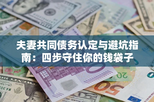 北京夫妻共同债务认定与避坑指南：四步守住你的钱袋子